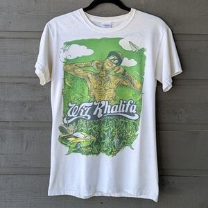 Wiz Khalifa The Waken Baker Tour Short Sleeve Tee Size Small
